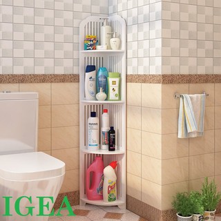Kệ góc nhà tắm kẻ sọc 4 tầng ig122