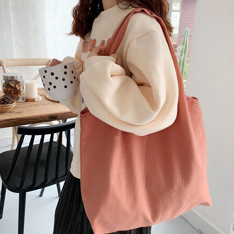 FREESHIP 50K_Túi tote vải mềm nam nữ đeo vai chất Canvas mềm mịn dễ giặt ủi in hình cute