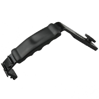 Bracket L gá gắn đèn Led Micro Flash 2 chân hot shoe