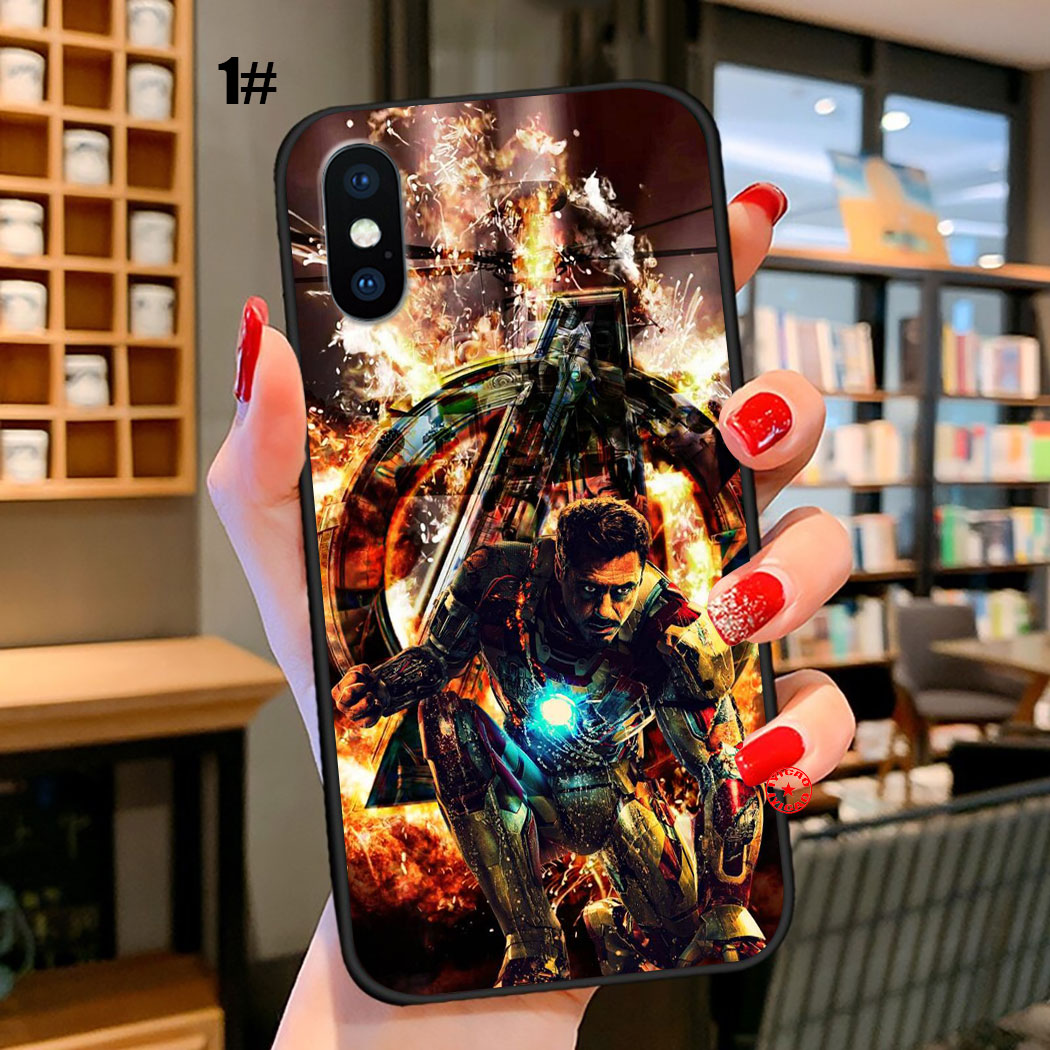 Ốp Điện Thoại Hình Iron Man Xx30 Cho Xiaomi Mi A3 A2 A1 5x 6x Redmi K30 K20 Pro Lite