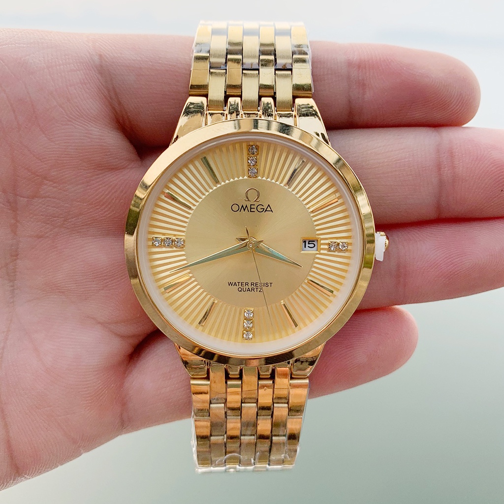 Đồng Hồ Nam Omega Vàng - Dây thép chống gỉ, Bảo hành 12 tháng | BigBuy360 - bigbuy360.vn