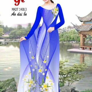 Vải áo dài hoa