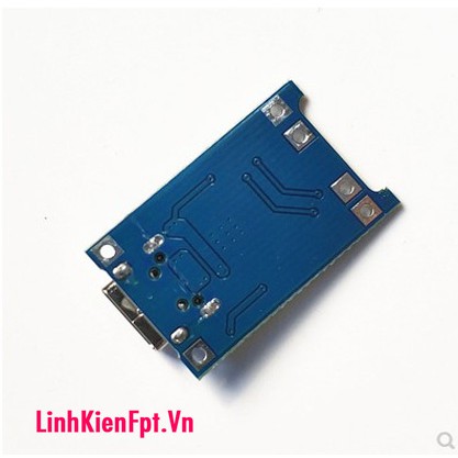 Mạch sạc bảo vệ pin Lithium TYPE C USB