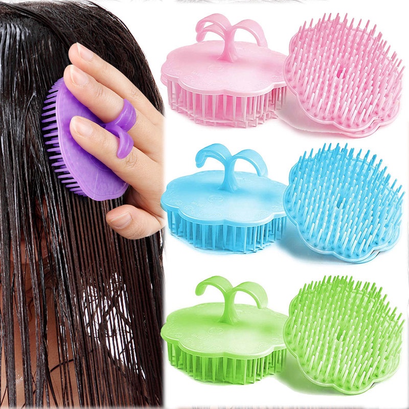 Lược Mát Xa Đầu Bằng Nhựa Mềm Mại Tiện Dụng