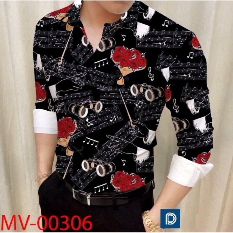 Áo sơ mi nam họa tiết 3d siêu đẹp nam tính, Sơ mi công sở nam họa tiết chất lụa chống nhăn chống xù | BigBuy360 - bigbuy360.vn