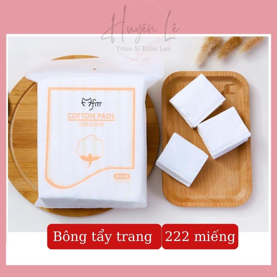 Bông tẩy trang Cotton Pads 222 miếng nội địa Trung
