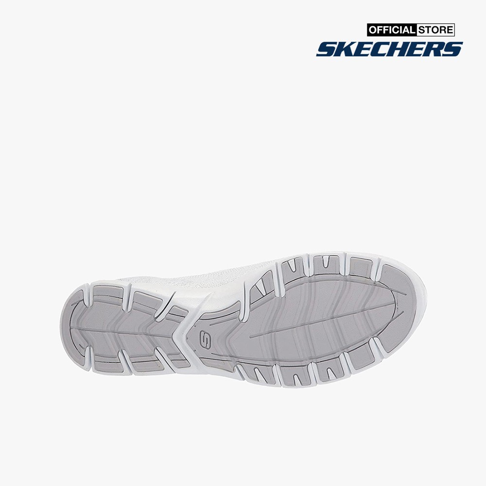 SKECHERS - Giày slip on nữ Gratis More Playful 104151-WHT