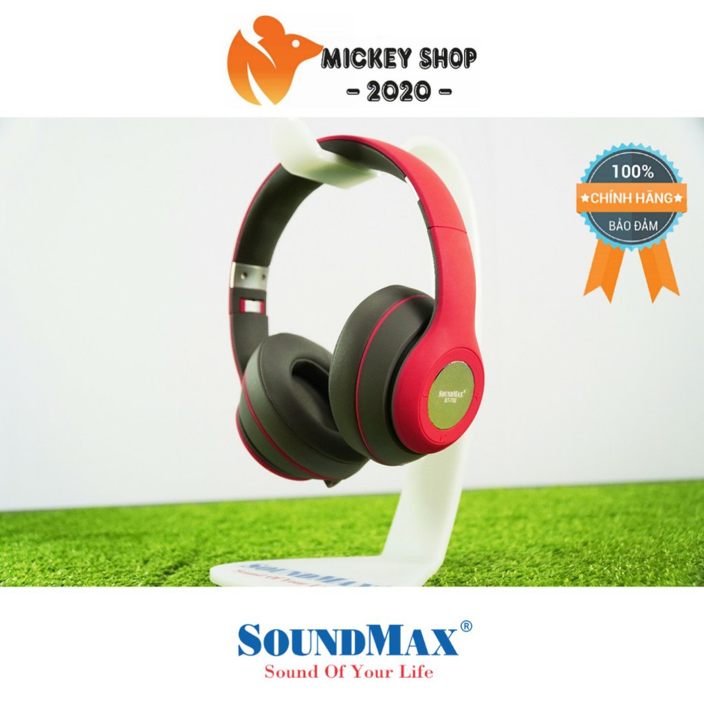 [ HSSV ] Tai Nghe Bluetooth Không Dây SOUNDMAX BT-700 - CHÍNH HÃNG