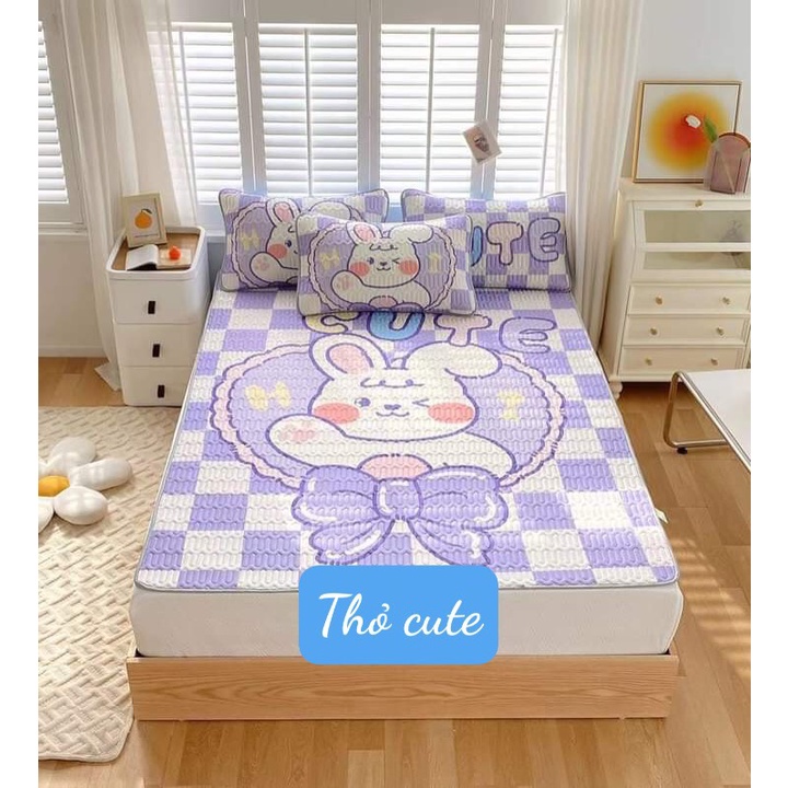 Chiếu 3D in nổi cao su non Tecel Latex, hàng đủ kích thước 1m6,1m8,2m2 - Sao khủng long