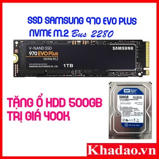 Ổ cứng SSD Samsung 970 EVO Plus 1TB Bus 2280-Tặng kèm HDD500GB
