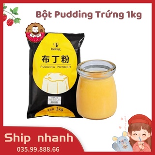 Pudding trứng 1kg trà sữa topping hãng Doking