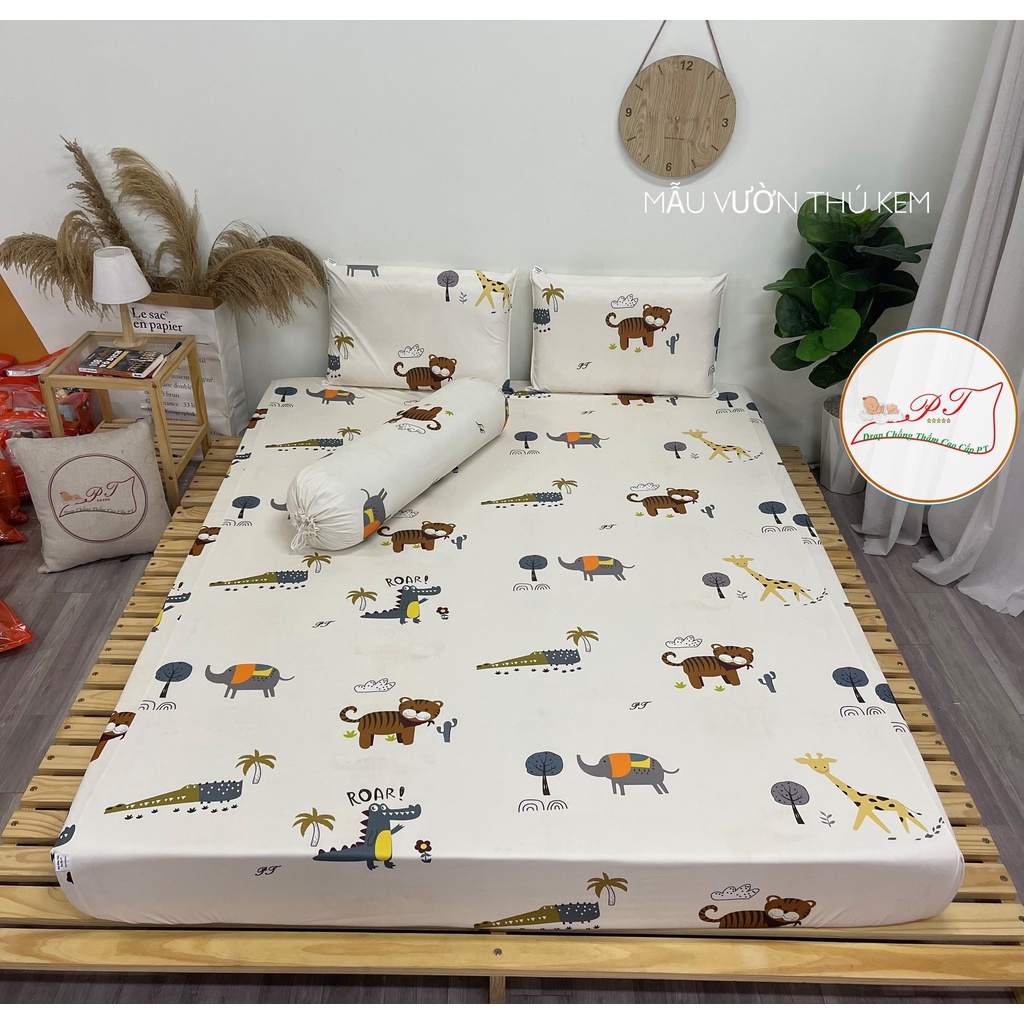 Ga Chống Thấm PT Lụa Organic Siêu Mềm Mượt Mát Mịn Cho Bé