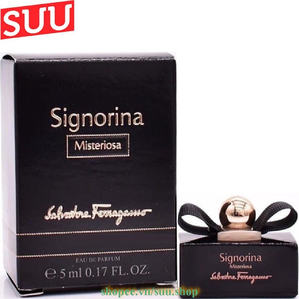 Nước Hoa Nữ 5ml Salvatore Ferragamo Signorina Misteriosa, suu.shop cam kết 100% chính hãng