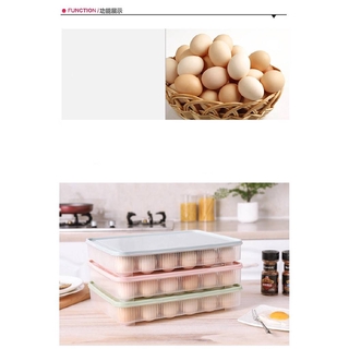 Egg storage box with lid refrigerator kitchen fresh-keeping storage box new plastic egg rack egg tray