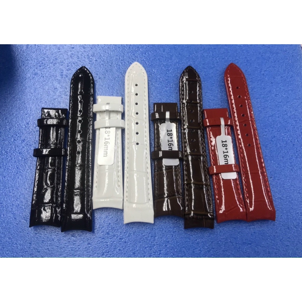 Dây da vân cá sấu dành cho đồng hồ tissot nữ  - size 18mm