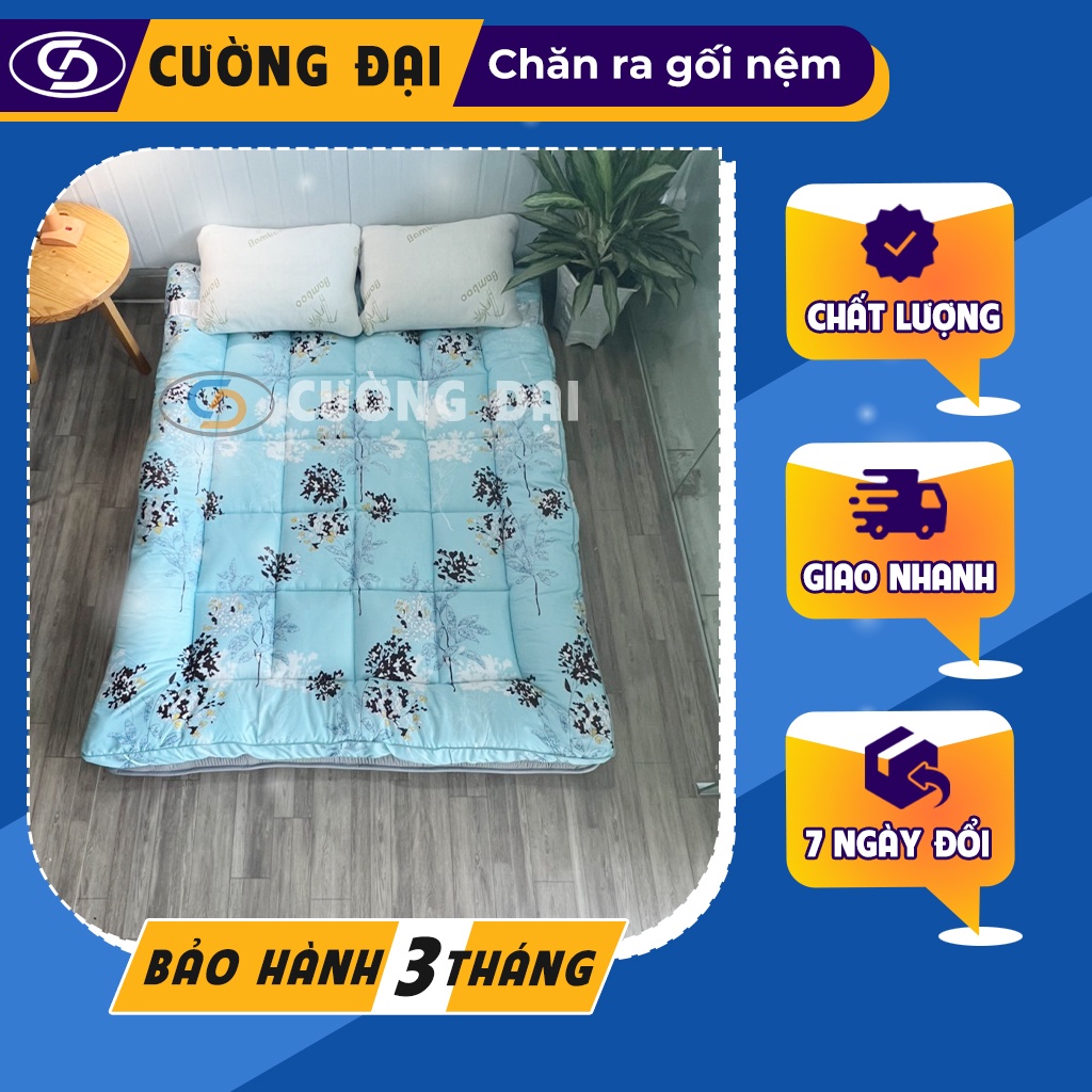 TOPPER Nệm tấm bảo vệ nệm cao cấp chống đau cột sống chất 1M 1M2 1M4 1M6 1M8 cao 8 phân