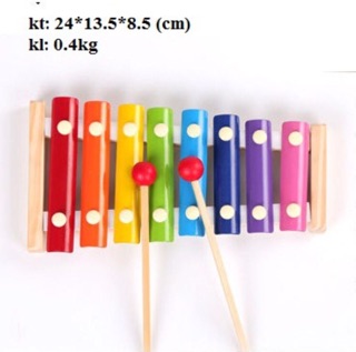 ĐÀN MỘC CẦM GỖ 8 ÂM CHO BÉ