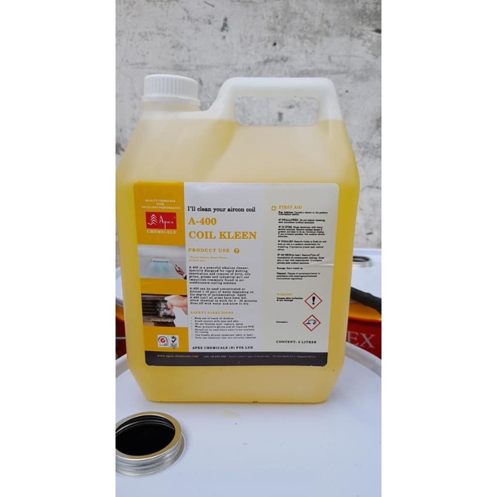 Chất tẩy rửa dàn nhôm A=400 ( Coil Kleen) Apex 5 lít