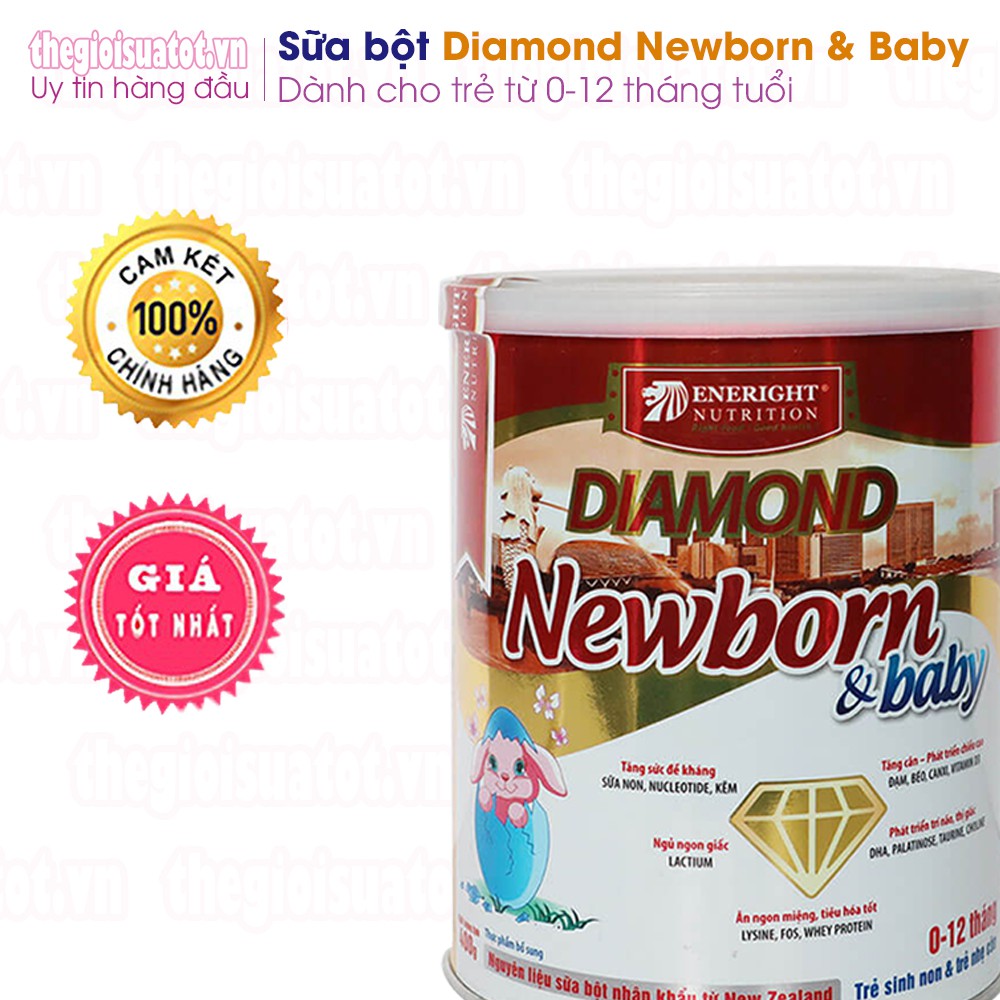 Sữa Diamond Newborn & Baby 400g