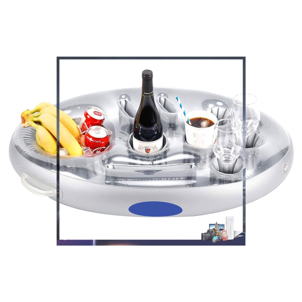 Khay Đựng Đồ Uống Nổi Trên Mặt Nước Cho Bữa Tiệc Hồ Bơi