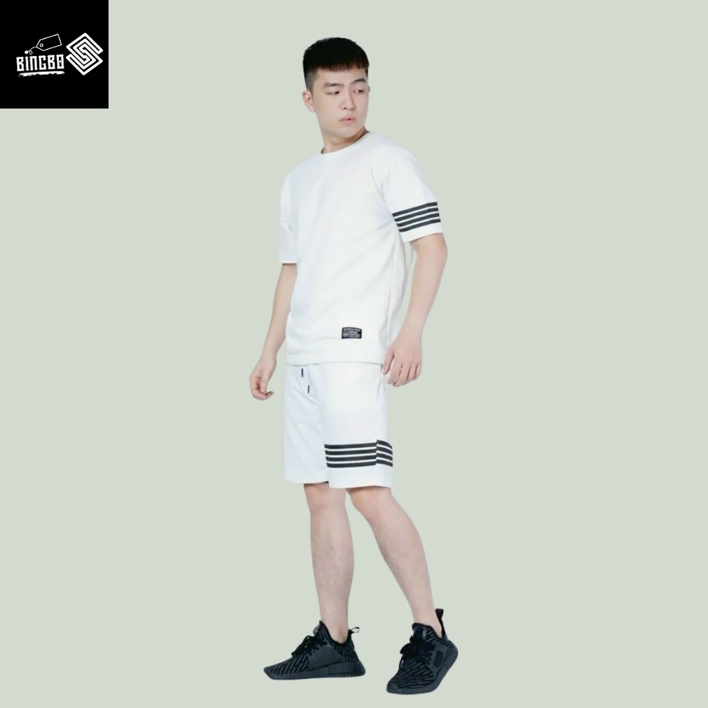 Bộ Quần Áo Thể Thao 4 Sọc Nổi Cá Tính Hàng Việt Nam Chất Lượng Vải Cao, Nam Và Nữ