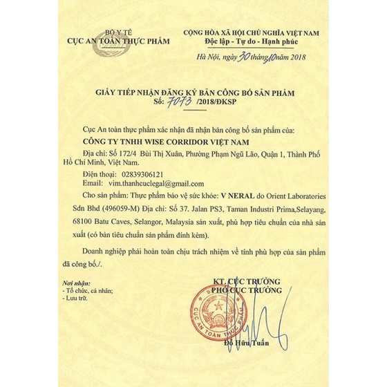 Bộ 3 sản phẩm VLive - Voxy-Vtrition-Vneral - Dinh dưỡng cho tế bào