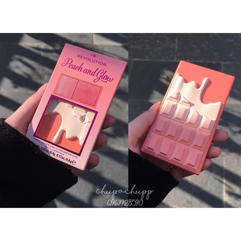 Bảng highlighter và má hồng Peach and Glow I 🖤 Makeup