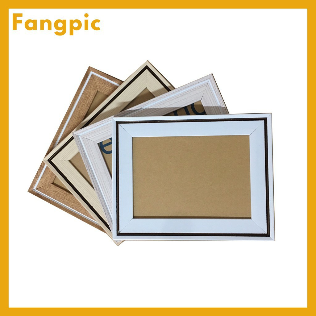 Khung hình treo tường, để bàn kích thước 13x18cm mẫu viền đẹp (mặt khung bằng mica) | BigBuy360 - bigbuy360.vn