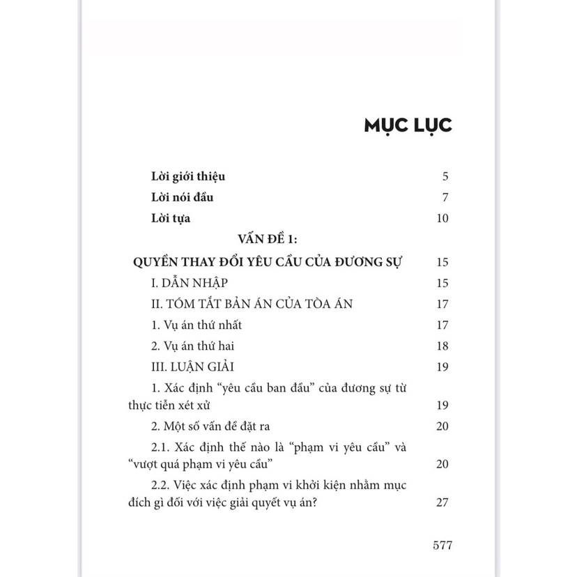 Sách- Lý Giải Một Số Vấn Đề Của Bộ Luật Tố Tụng Dân Sự Năm 2015 Từ Thực Tiễn Xét Xử