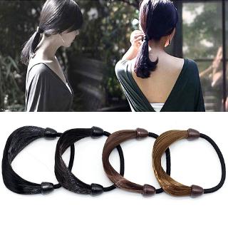 Dây buộc tóc đính tóc giả thời trang cho nữ