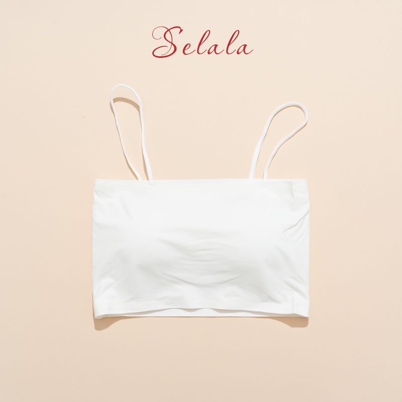 Áo Bra Su Selala Trơn Quây 2 Dây Đệm Mỏng Thoáng Mát BR09
