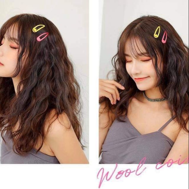 Tóc giả nữ kẹp ❤FREESHIP❤ Giảm 7k khi nhập [TOCGIA7K]-Tóc giả kẹp u xoăn chục ngắn ku17