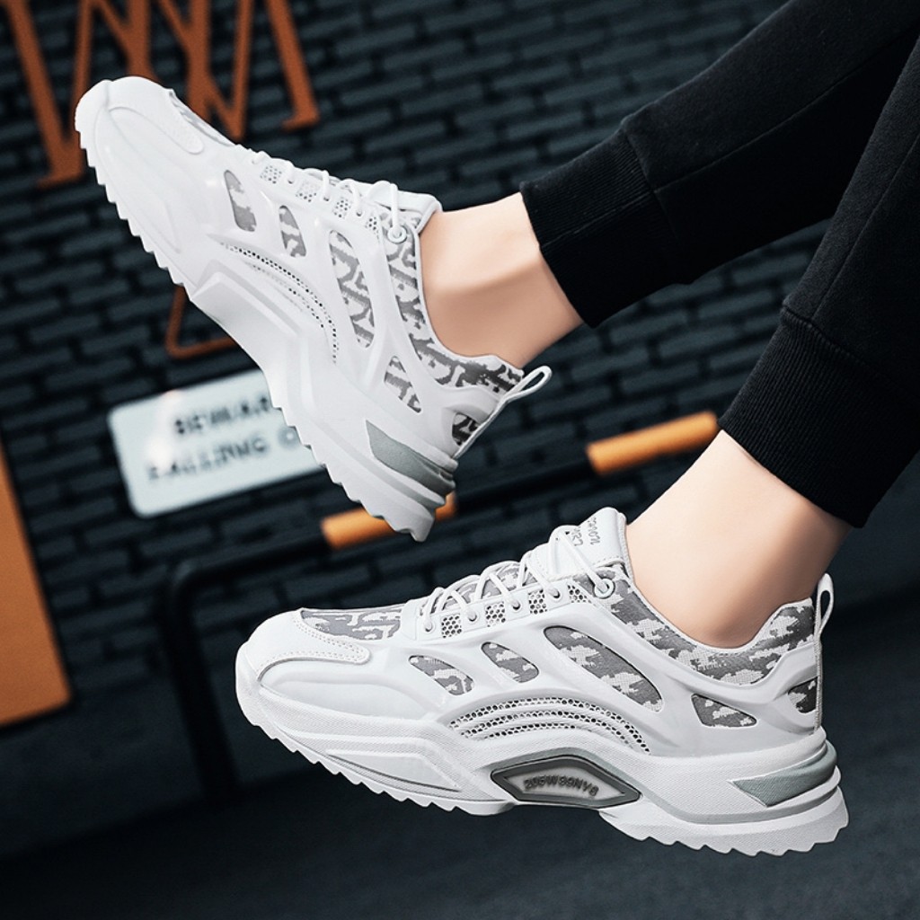 Giày thể thao nam thoáng khí mẫu mới hợp thời trang style hottrend 2021 - Giày sneaker nam - Giày giá rẻ