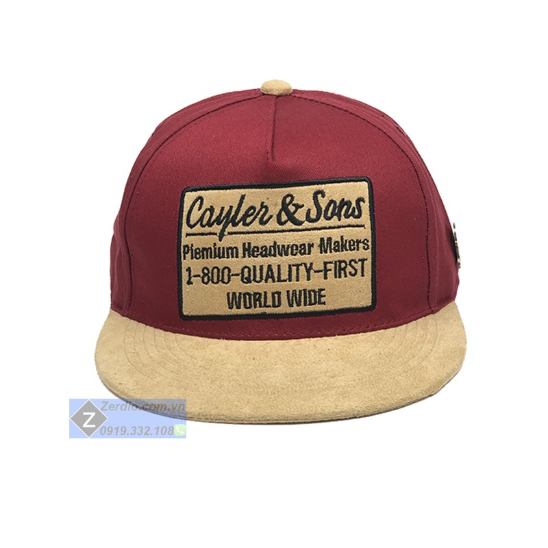 Nón Snapback hiphop World Wide mã SN64 màu đỏ cho cả nam và nữ