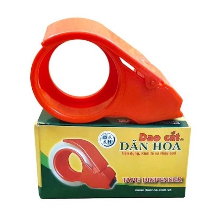 Dao cắt băng keo NHỰA dùng để dán thùng, dán hộp, bản 5cm, Inbaobi.HCM