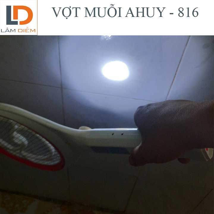 VỢT DIỆT MUỖI CAO CẤP  CÓ ĐÈN LED AHUY 816