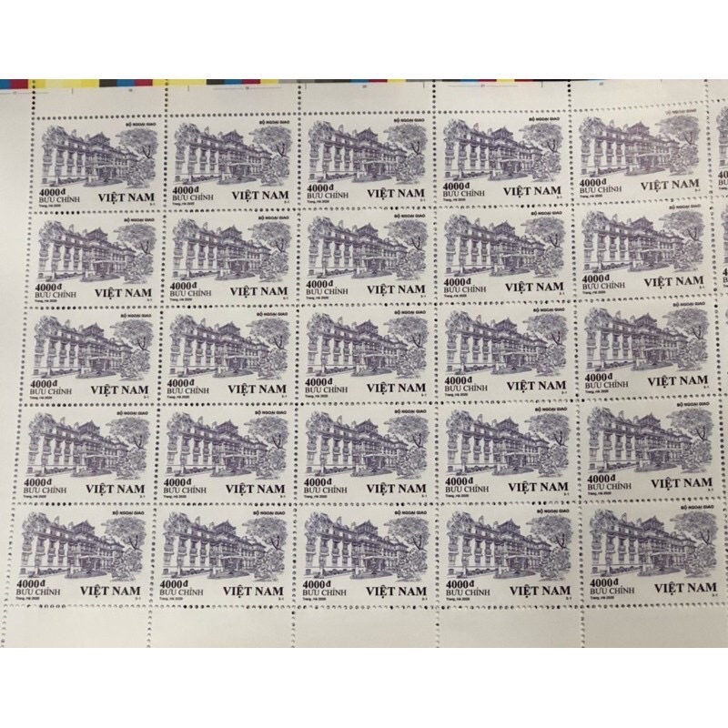 Tem thư bưu chính 4000đ, tem bưu điện tem dán chuyển phát công văn, giấy tờ quan trọng