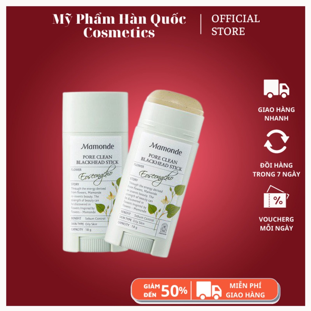 Thanh Lăn mụn đầu đen Mamonde – Hàn quốc