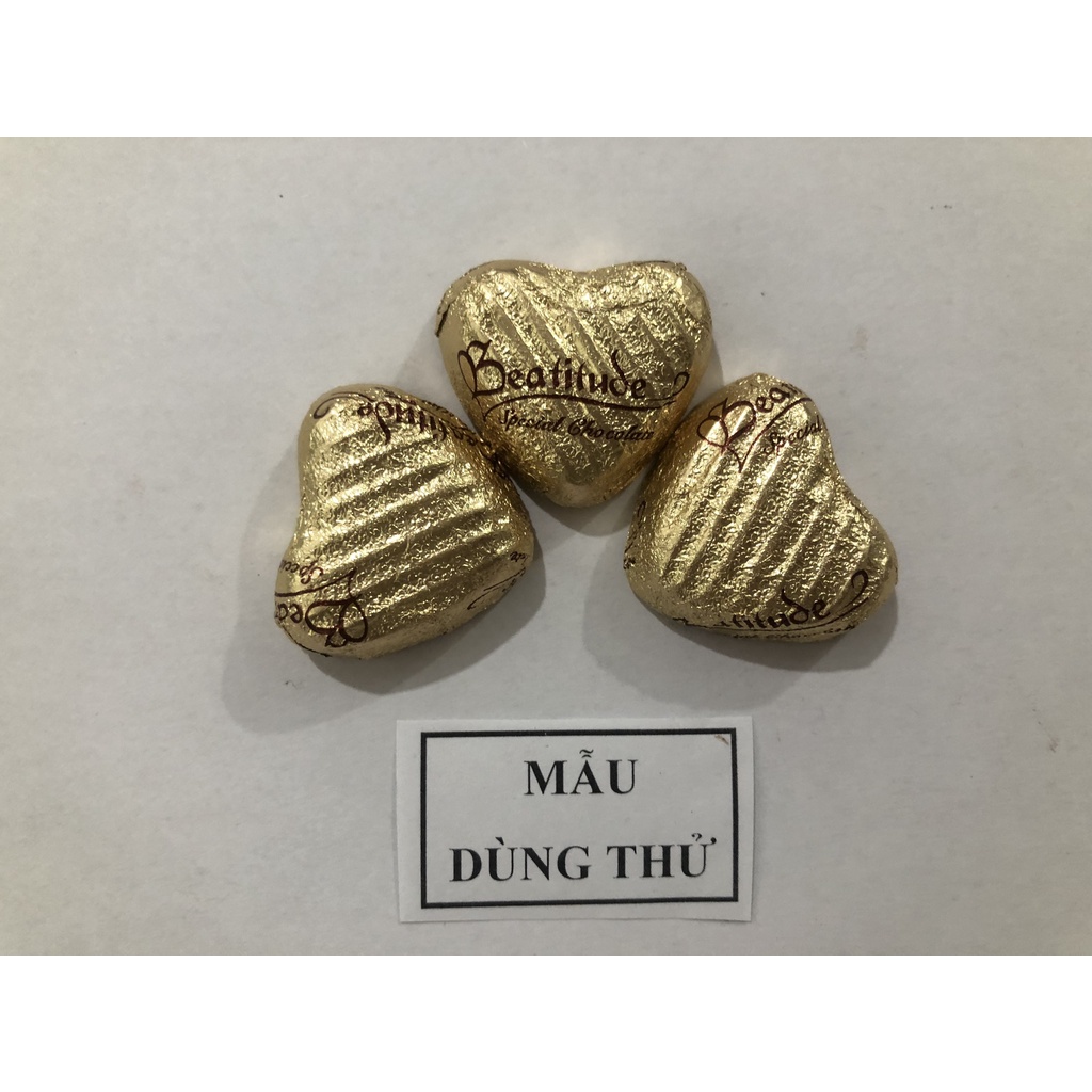 Mẫu dùng thử Socola tim vàng (3,5k/viên)