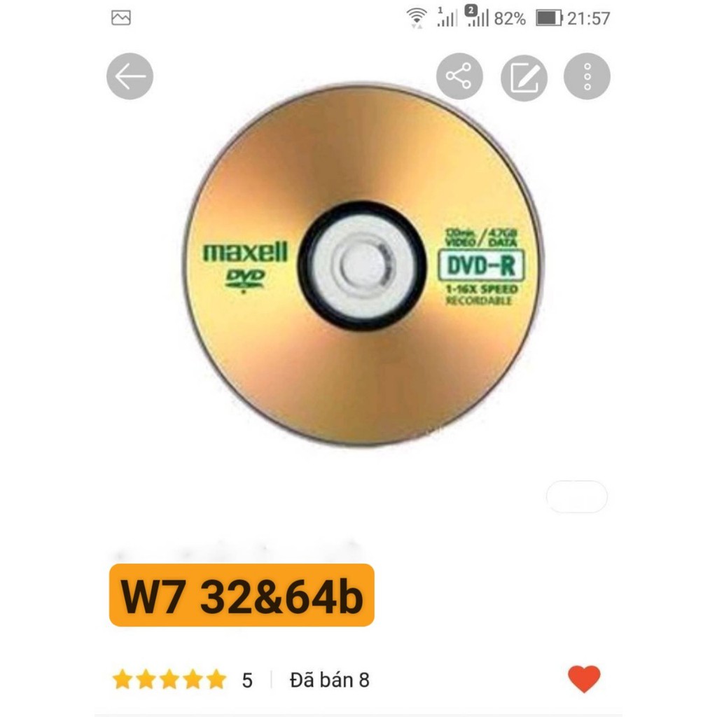 DVD cài uwin 7 32&64b trong 1 đĩa tự activer