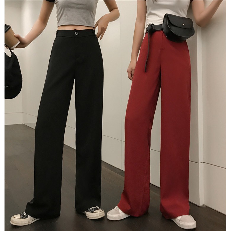 Quần tây suông eo chun mặt sau (Q70) – Hàng có sẵn