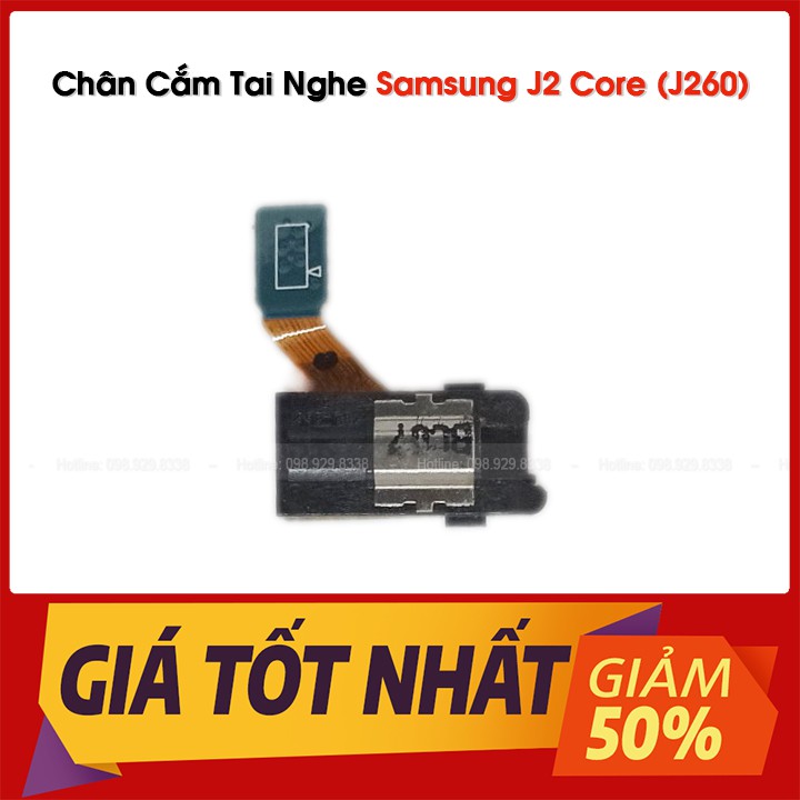 Chân Cắm Tai Nghe Samsung Galaxy J2 Core / J260 Zin Tháo Máy