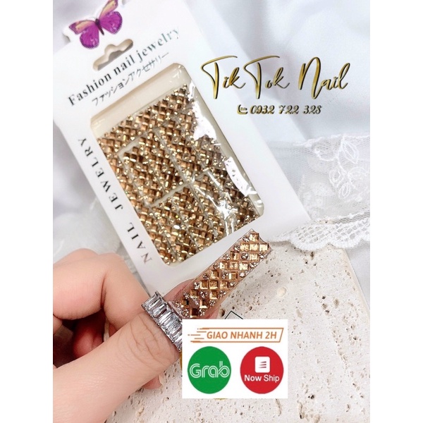 Đá hot kiểu dán móng tay ,dán nhanh tiết kiệm thời gian