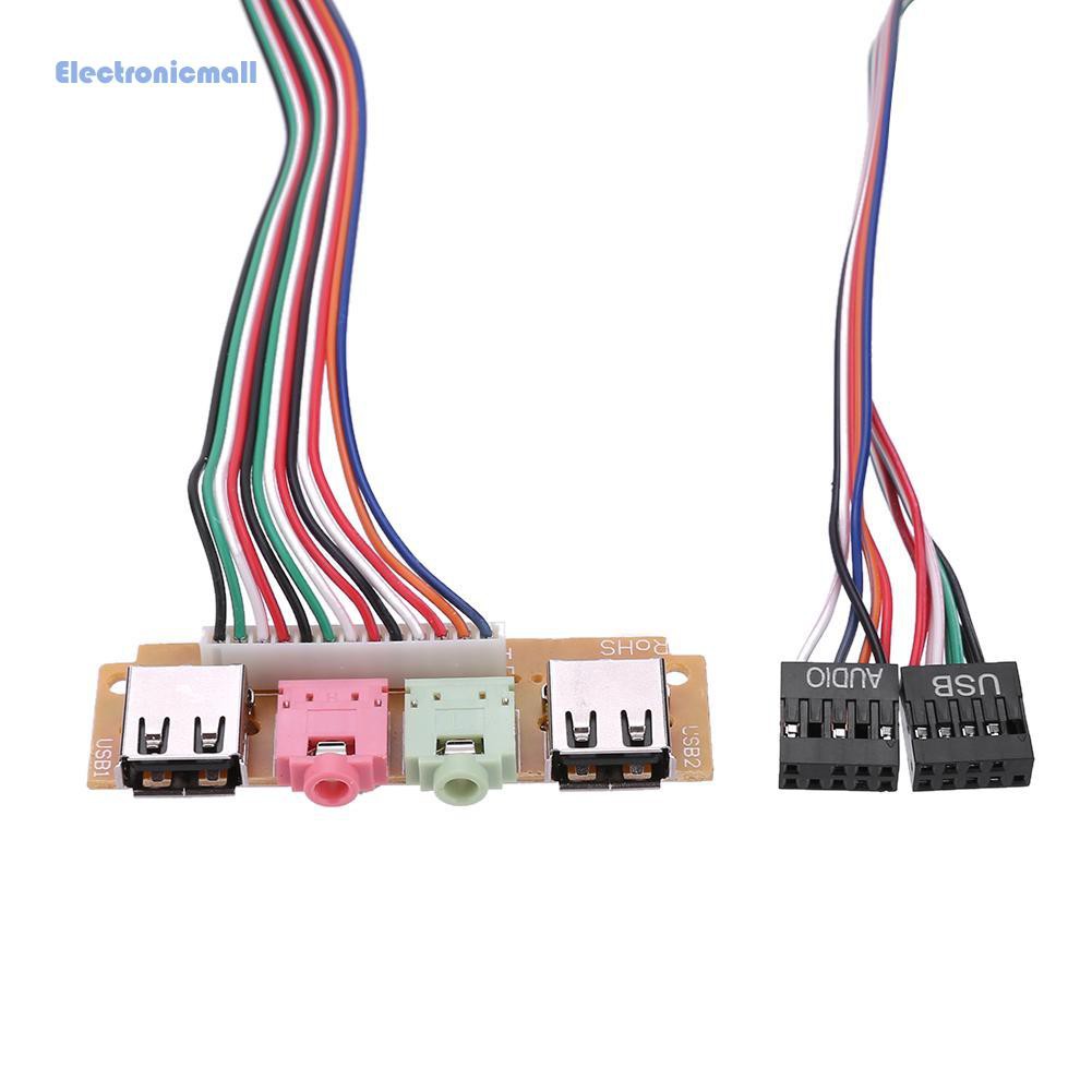 Cáp tai nghe mic âm thanh USB cổng USB 2.0 cho máy tính
