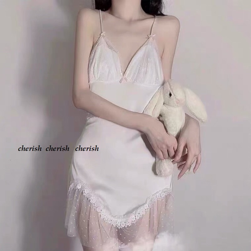 (Mã 59) Váy ngủ sexy cao cấp Đầm mặc nhà gợi cảm quyến rũ
