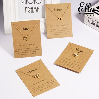 Ella @ Symbol Pendant Gold Plated Clavicle Chain Necklace Jewelry 