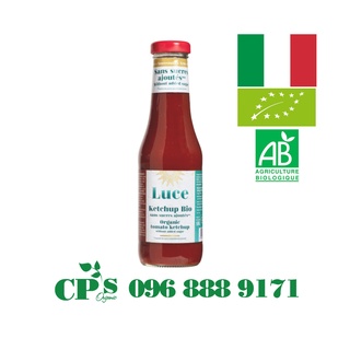 Sốt tương cà Ketchup hữu cơ Luce 500g chính hãng