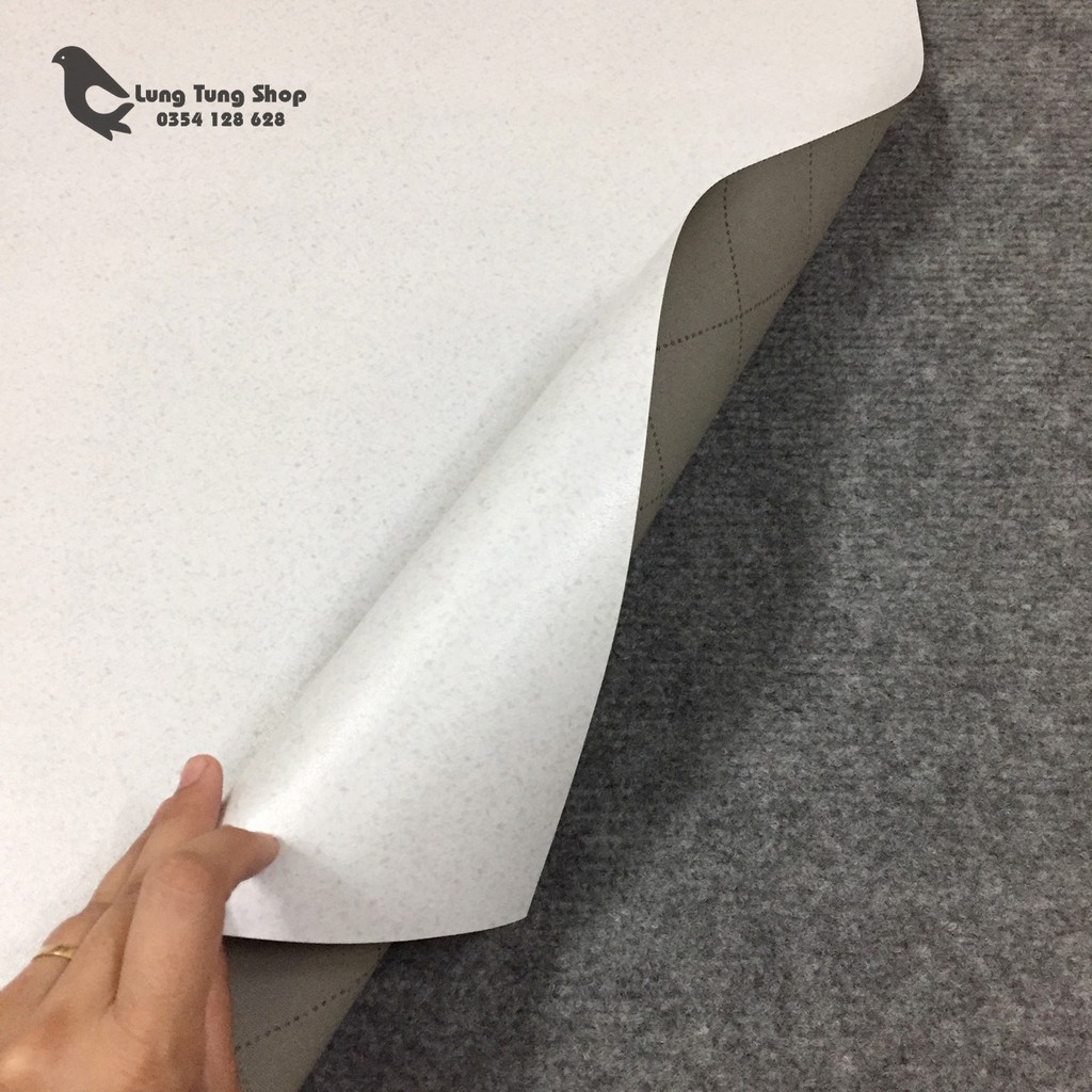 Phông nền chụp hình - Thảm nhựa chụp hình màu trắng nhám