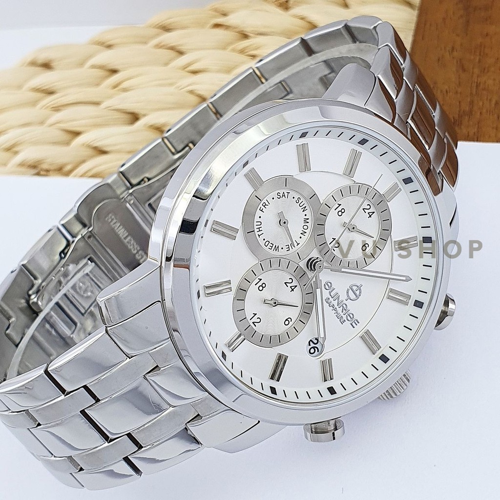 ĐỒNG HỒ NAM SUNRISE DM755SWA - DUAL TIME