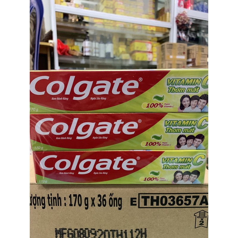 Kem đánh răng Colgate Vitamin C 170g